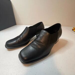 What’s What Black Leather womens 7.5